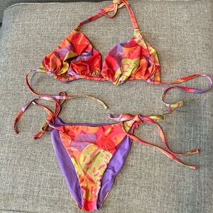 Colorful Women's Bikini Set